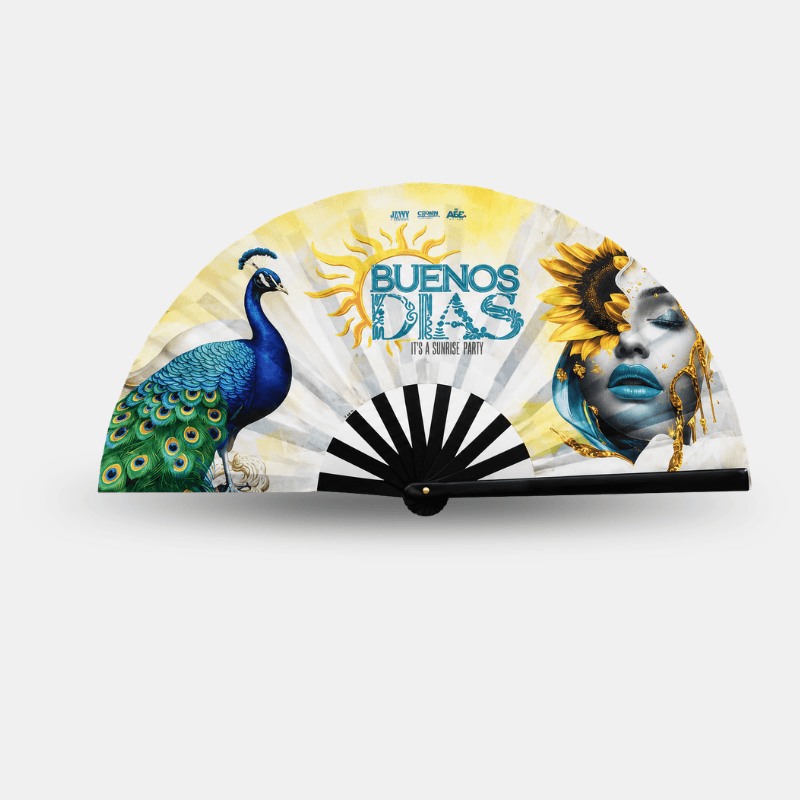 Custom Accordion Hand Fans - Large