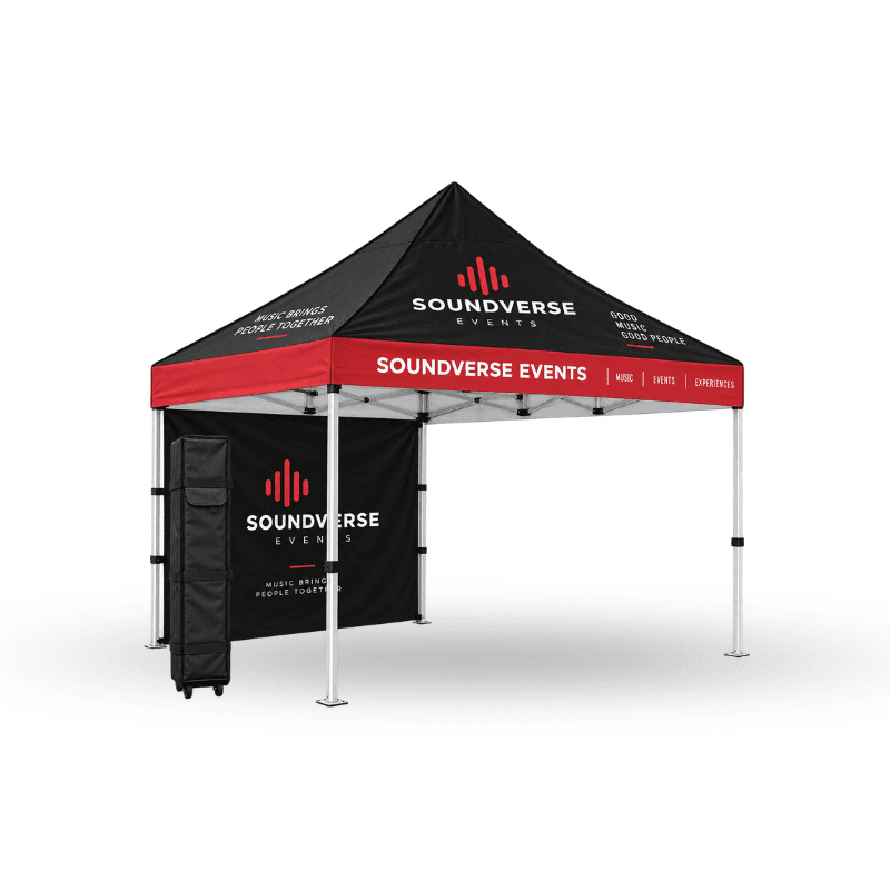 Custom Tent Including Aluminium Frame , Wheel Carry Bag With Top & FULL WALL