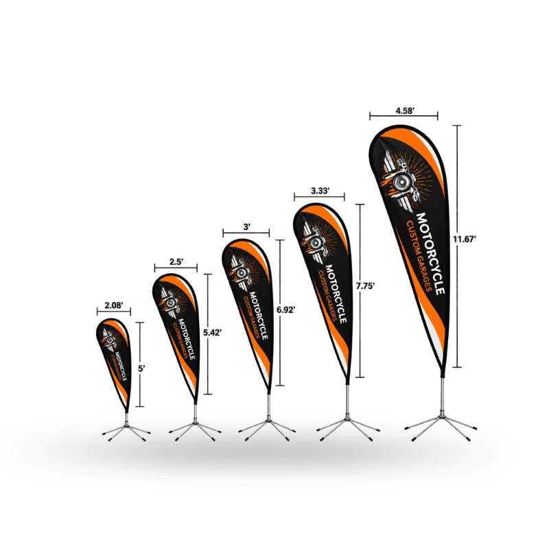 Backpack Flags -Teardrop Flags