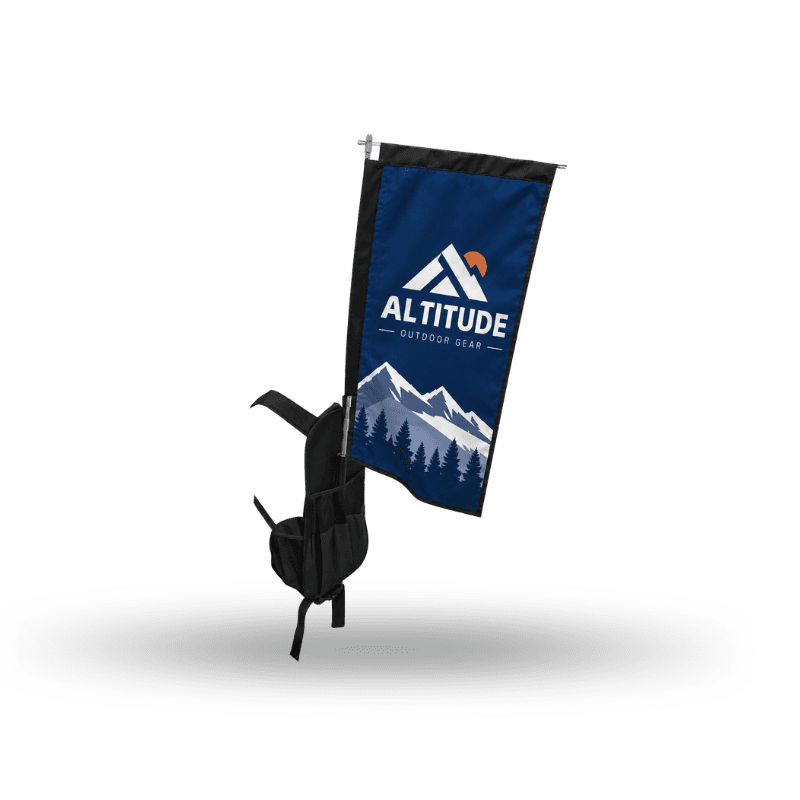 Backpack Flags - Rectangle