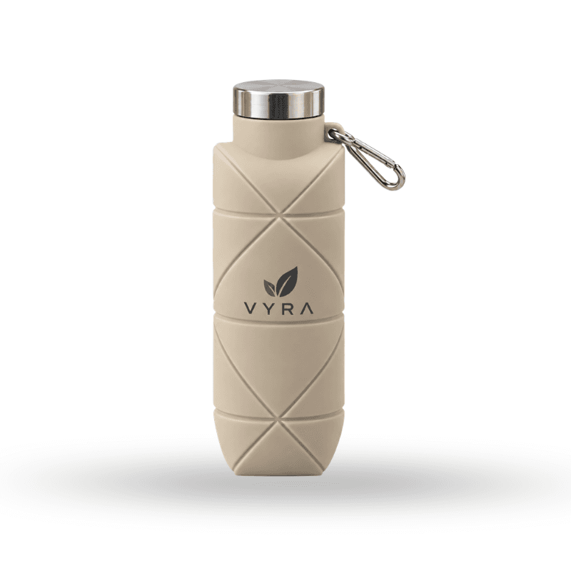 Collapsible Silicone Bottle w/ Carabiner