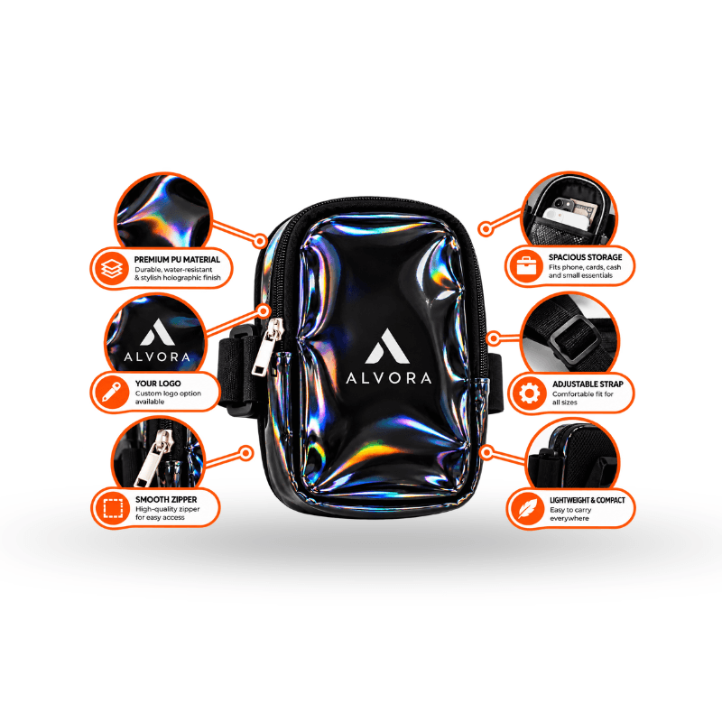 Holographic Thigh Bag