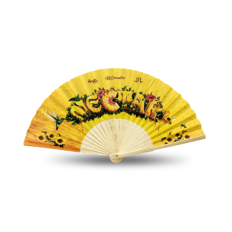 Custom Accordion Hand Fan - Small
