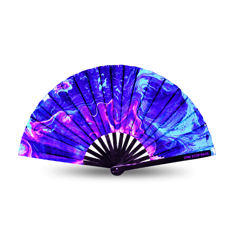 Custom Glow-in-the-dark UV Accordion Fans