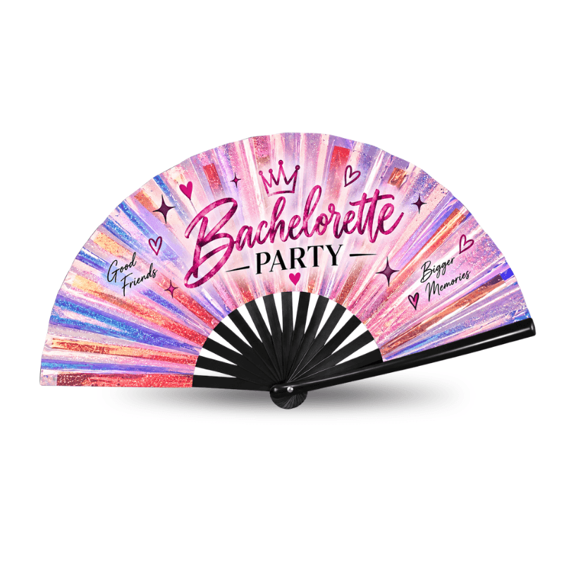 ⁠Custom Holographic Accordion Fans