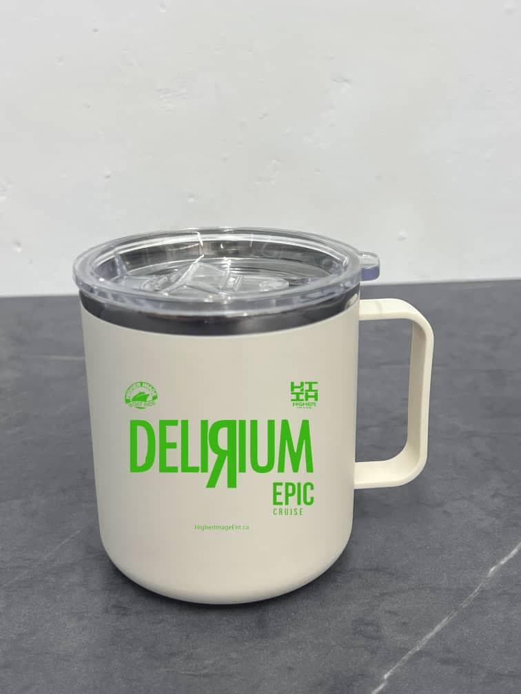 12 oz Stainless Steel Tumbler with Handle