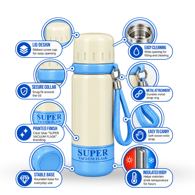 Mushroom-top insulated bottle
