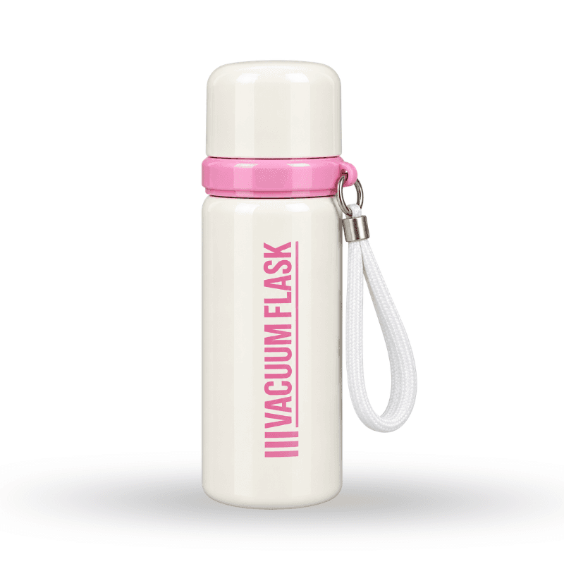 Portable insulated bottle with shoulder strap