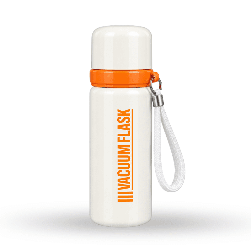 Portable insulated bottle with shoulder strap