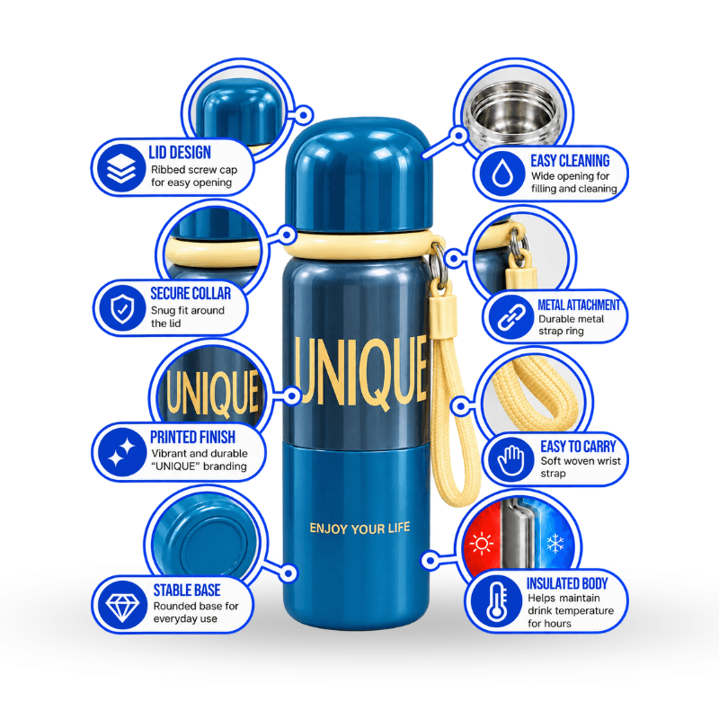 Bullet-style insulated bottle