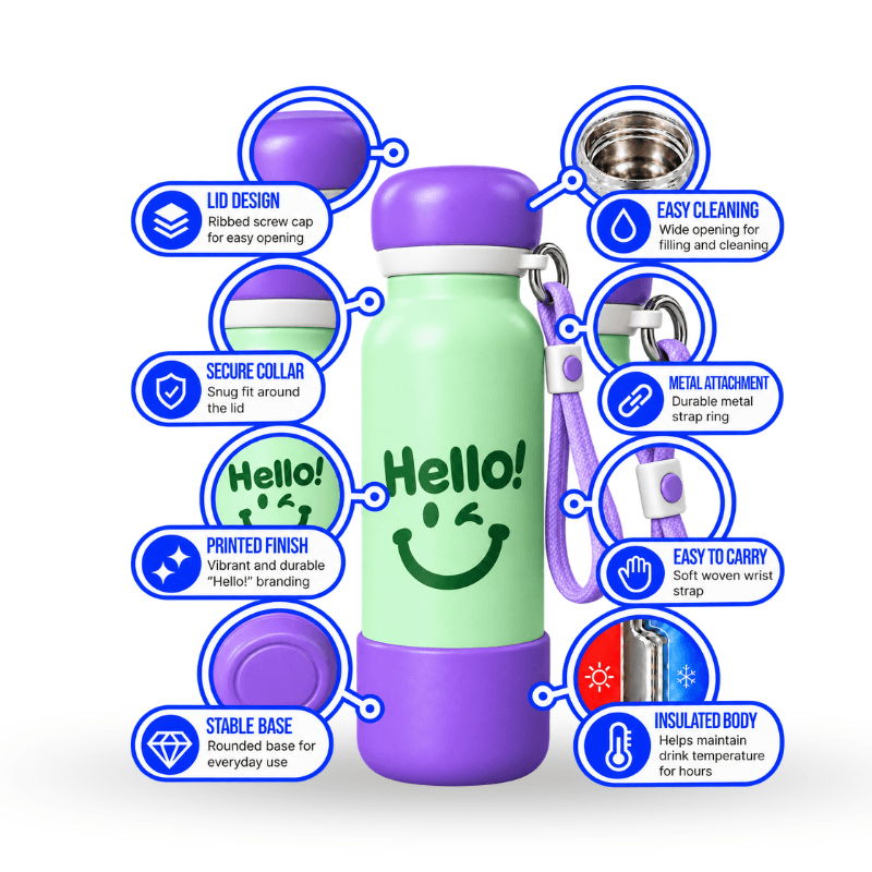 Lightweight Colorful Insulated Bottle