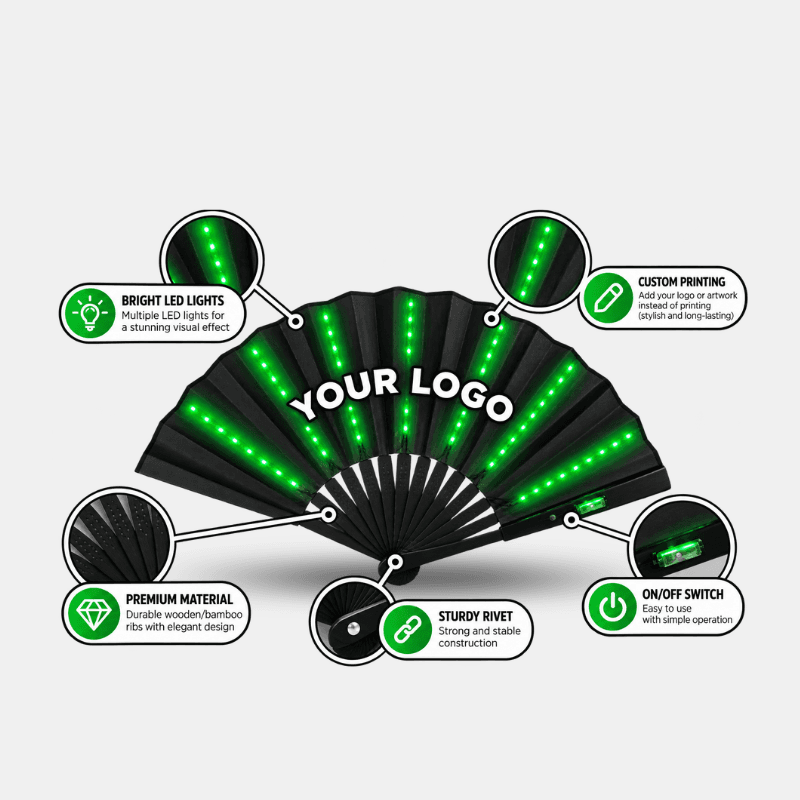LED Accordion Fan