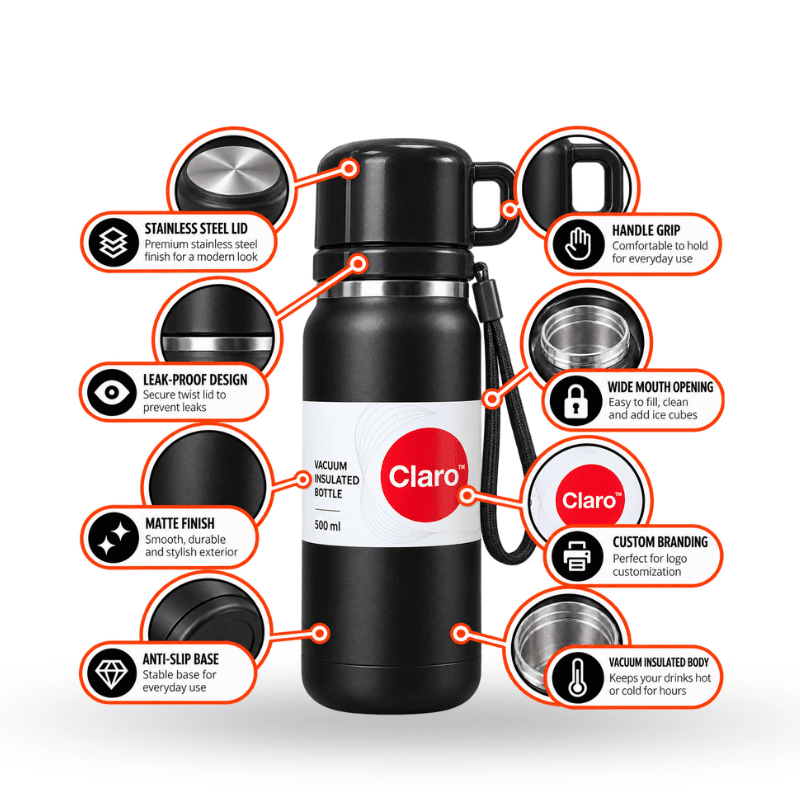 Classic stainless steel vacuum flask