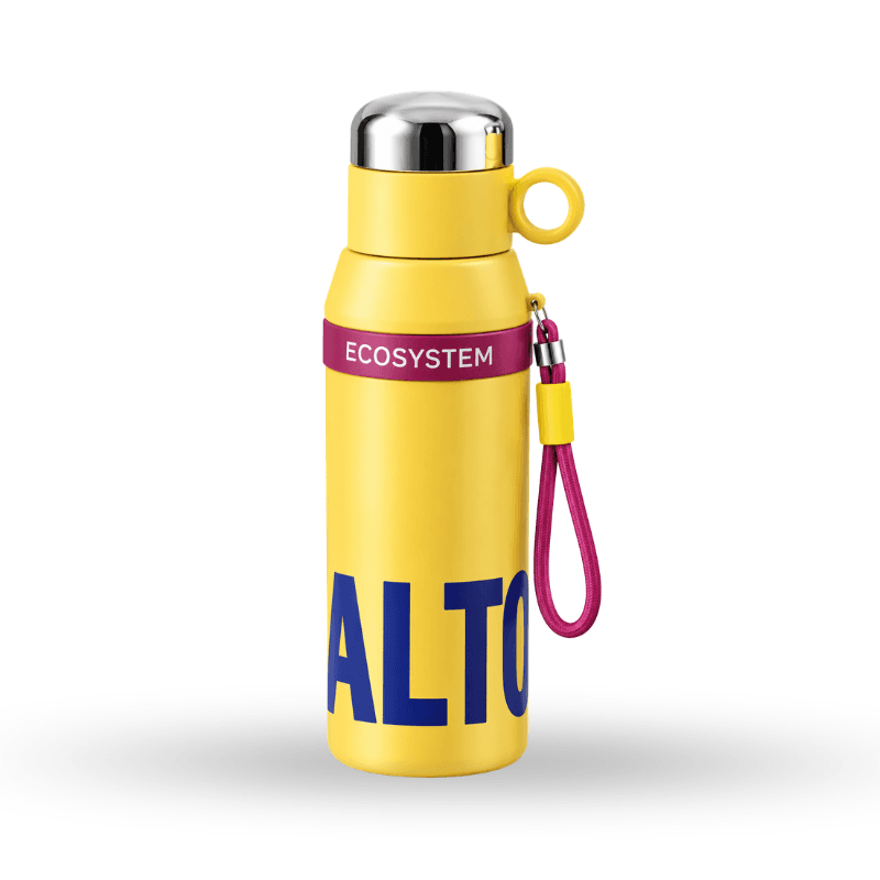Round-lid insulated tumbler