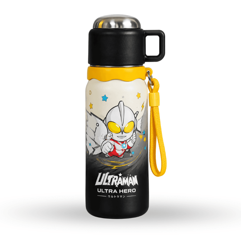 Cartoon animal-print insulated bottle