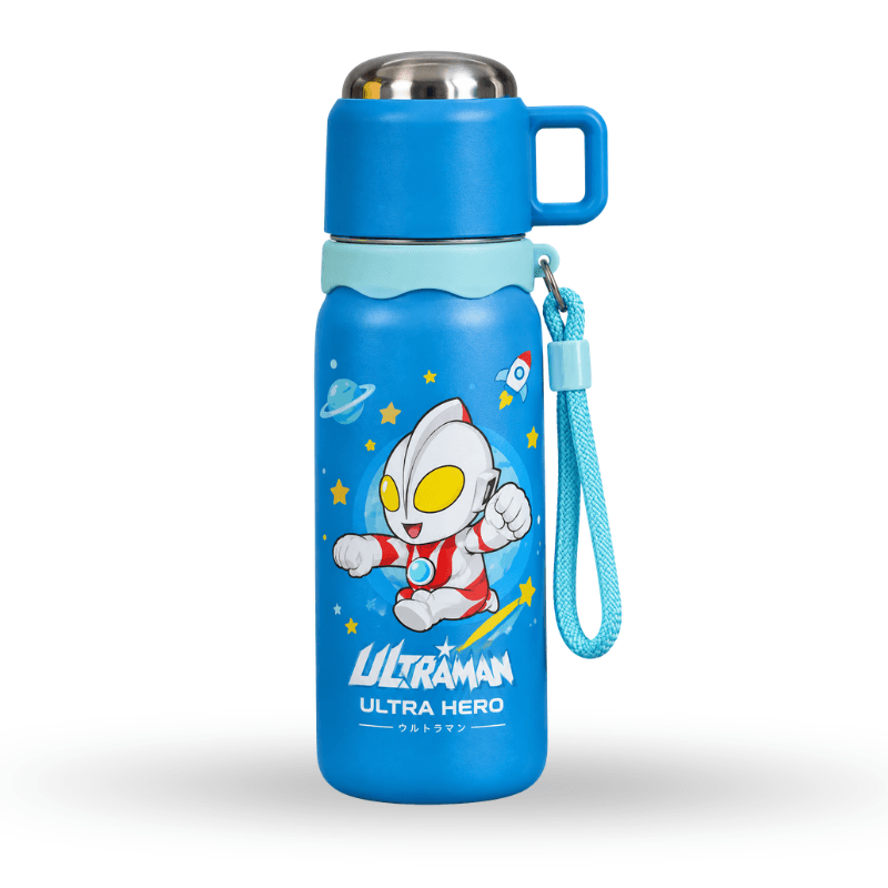 Cartoon animal-print insulated bottle