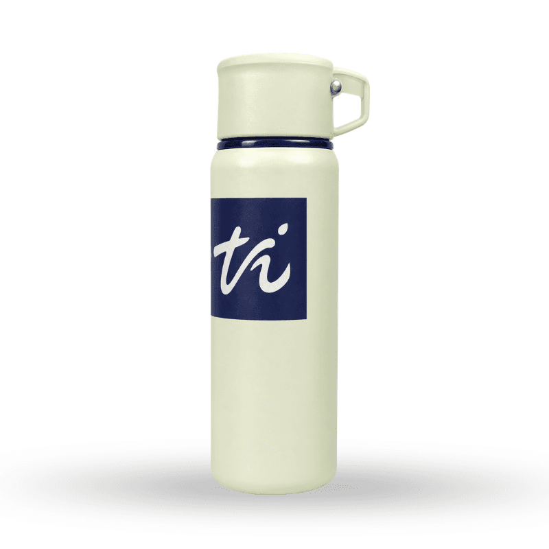 Insulated bottle with carrying strap