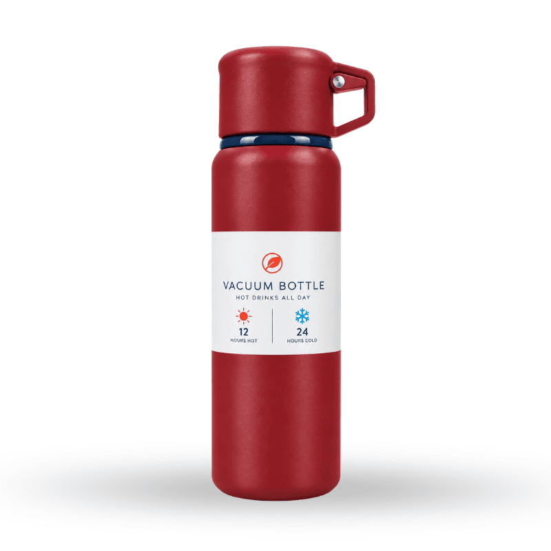 Insulated bottle with carrying strap