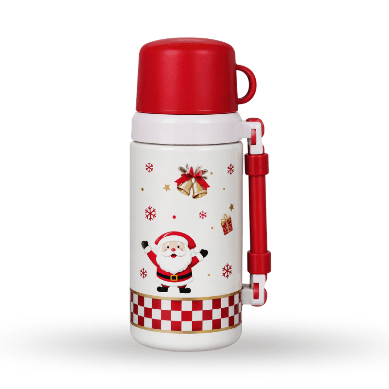 Insulated bottle with handle
