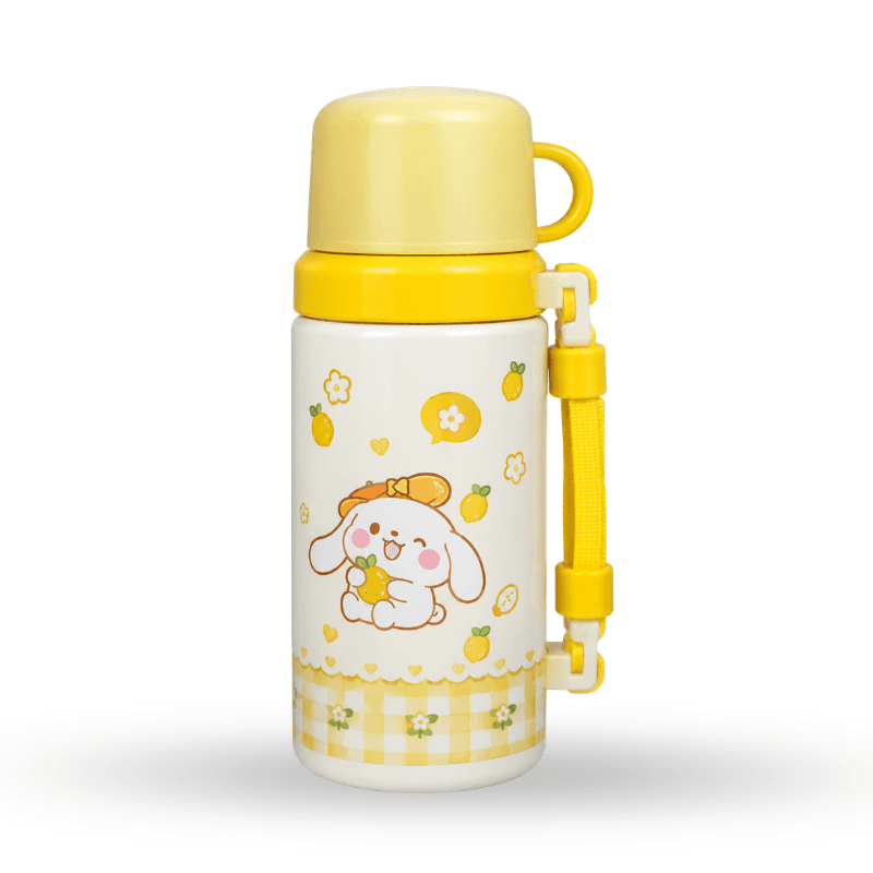Insulated bottle with handle