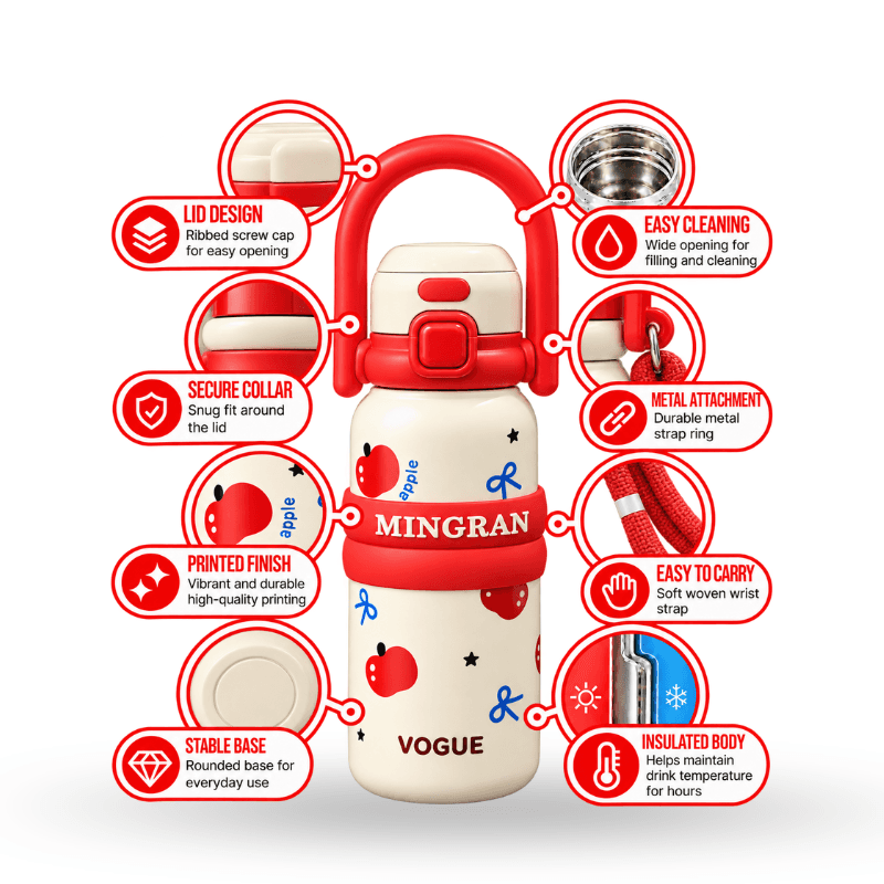 Sweetheart Handle Insulated Bottle