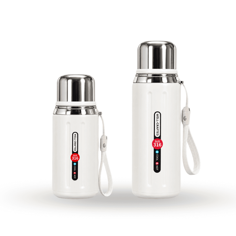 Roman-Style Stainless Steel Vacuum Flask