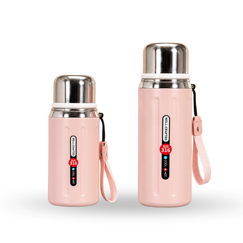 Roman-Style Stainless Steel Vacuum Flask