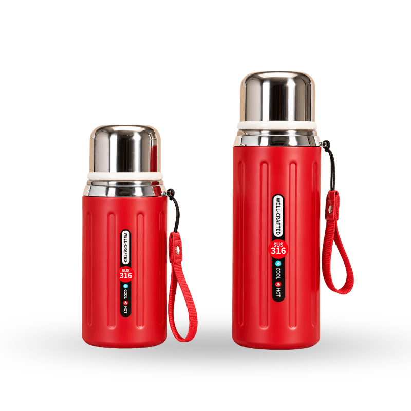 Roman-Style Stainless Steel Vacuum Flask