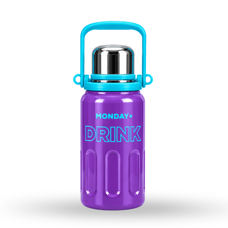 Colorful Handle-Lid Insulated Bottle