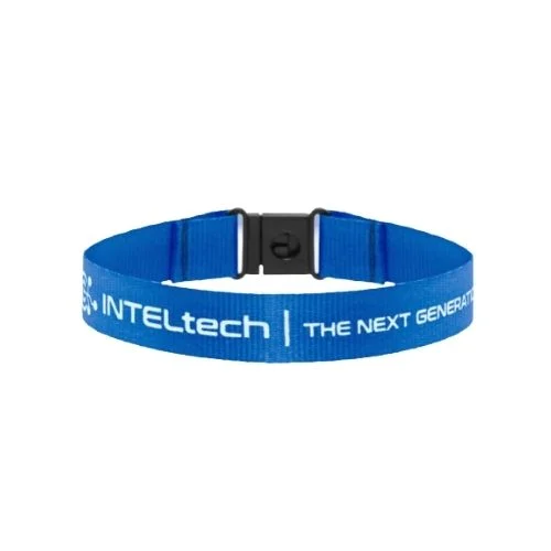 5/8 Inch Custom Breakaway Polyester Wristbands