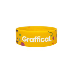 1 Inch Full Color Printed Silicone Wristbands