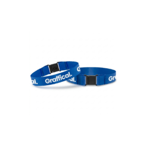 5/8 Inch Custom Breakaway Polyester Wristbands