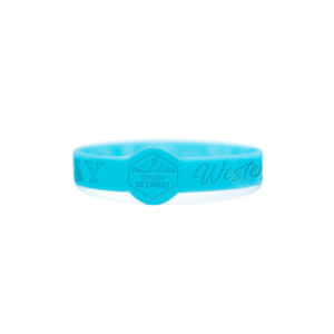 Debossed Center Figure Silicone Wristbands