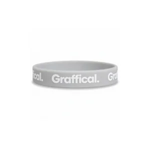 1/2 Inch Full Color Printed Silicone Wristbands