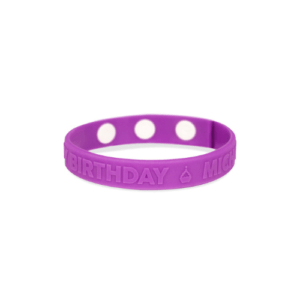 Embossed Silicone Adjustable Wristbands