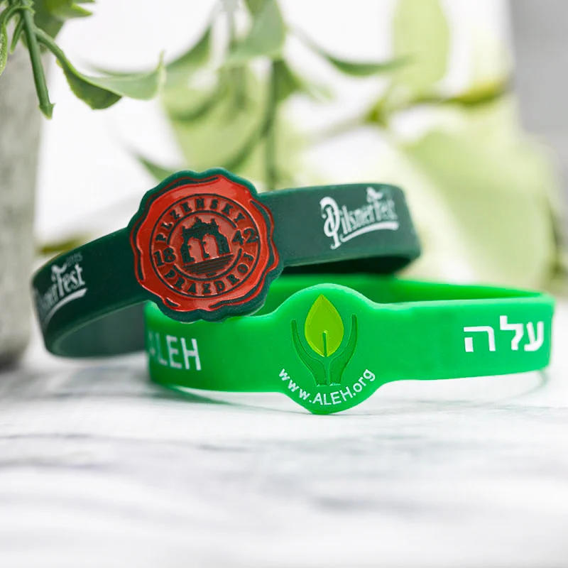 1/2 Inch Ink Injected Figured Wristbands - Image 2