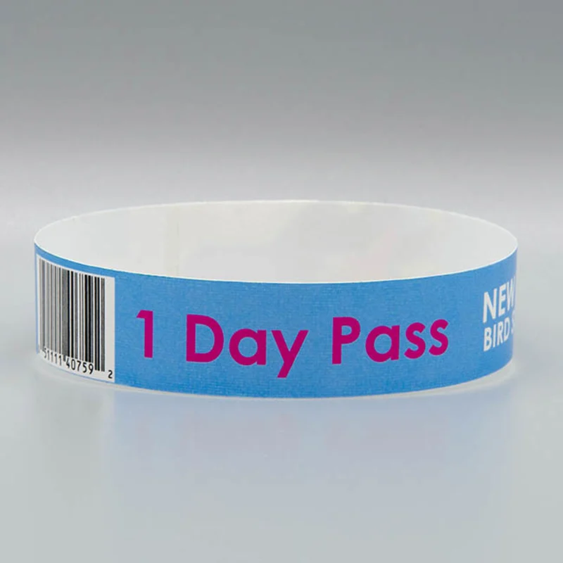 Premium Water-Resistant Paper Wristbands - Image 3