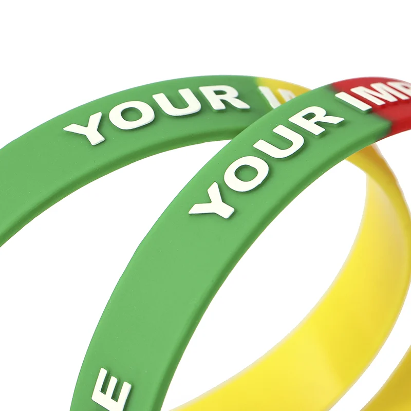 Embossed Silicone Printed Wristbands - Image 4