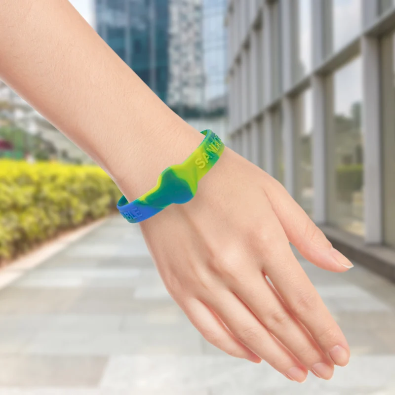 1/2 Inch Embossed Silicone Figured Wristbands - Image 5