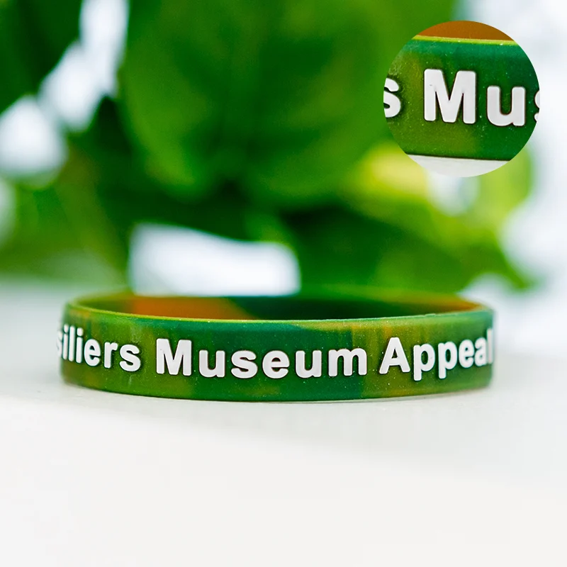 Embossed Silicone Printed Wristbands - Image 5