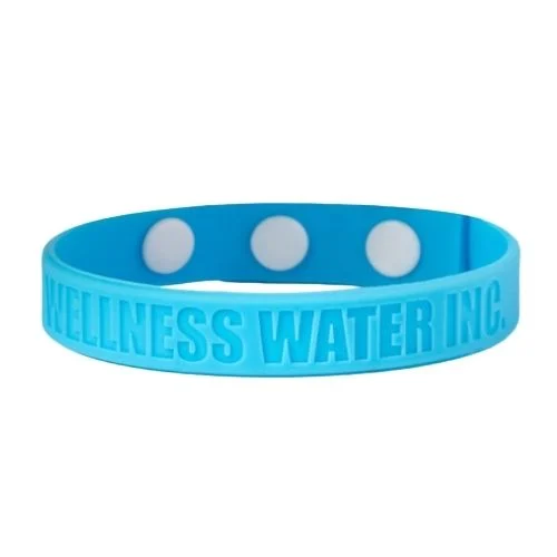 Debossed Silicone Adjustable Wristbands