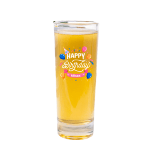 2oz Clear Tall Shooter Glasses – Full Color Imprint