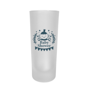 2oz Frosted Tall Shooter Glasses – Full Color Imprint