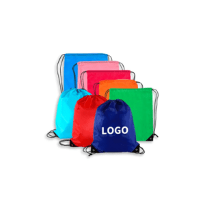 Polyester Drawstring Sport Pack – One Color Logo