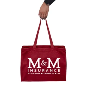 custom gusset tote bag