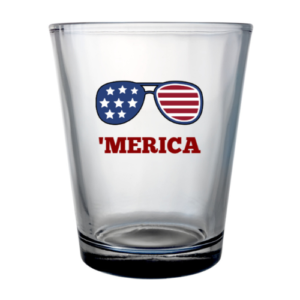 Clear Shot Glasses - Full Color Imprint