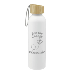 22oz Aluminum Sports Bottle w/ Bamboo lid