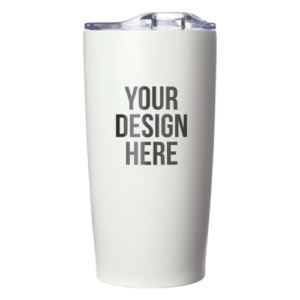Promotional Emperor Vacuum Tumblers 20 Oz. - White