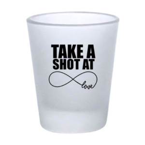 1.75oz Frosted Shot Glass - Full Color Imprint