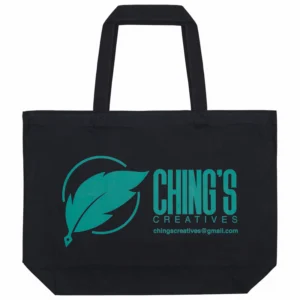 large tote bag in black